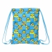 Backpack with Strings Minions Minionstatic Blue 26 x 34 x 1 cm