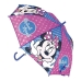 Umbrelă Automată Minnie Mouse Lucky Albastru Roz (Ø 84 cm)