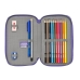 Dubbele etui SuperThings Guardians of Kazoom Geel Paars (28 Onderdelen)