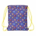 Bolsa Mochila con Cuerdas SuperThings Guardians of Kazoom Amarillo Morado 26 x 34 x 1 cm