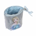 Bolsa Escolar Frozen Memories Azul Branco 8 x 19 x 6 cm