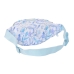 Bolsa de Cintura Frozen Memories Azul Branco Prateado 23 x 12 x 9 cm