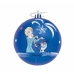 Kerstbal Frozen Memories 10 Stuks Blauw Wit Plastic (Ø 6 cm)