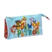 Piórnik Potrójny The Paw Patrol Funday Czerwony Jasnoniebieski (22 x 12 x 3 cm)