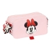 Троен Моливник Minnie Mouse Me time Розов (21,5 x 10 x 8 cm)