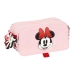 Trojitý penál Minnie Mouse Me time Růžový (21,5 x 10 x 8 cm)