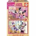 Set de 2 Puzzles   Minnie Mouse Me Time         25 Pièces 26 x 18 cm  