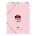 Organiseringsmappe Minnie Mouse Me time Rosa A4