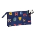 Trippelbag Mickey Mouse Clubhouse Only one Marineblå 22 x 12 x 3 cm