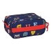 Trousse Fourre-Tout Triple Mickey Mouse Clubhouse Only one Blue marine (21,5 x 10 x 8 cm)