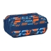 Trousse Fourre-Tout Triple Hot Wheels Speed club Orange Blue marine (21,5 x 10 x 8 cm)