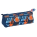 Astuccio Scuola Hot Wheels Speed club Arancio Blu Marino (21 x 8 x 7 cm)