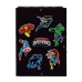 Dosar tip clasor The Avengers Super heroes Negru A4