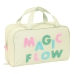 Skoletoalettveske Glow Lab Magic flow Beige 31 x 14 x 19 cm