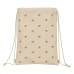 Bolsa Mochila con Cuerdas Safta Puppy Beige