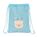 Saco Mochila com Cordas Safta Baby bear Azul