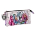 Dvigubas penalas Monster High Best boos Alyvinė 22 x 12 x 3 cm