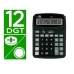 Kalkulator Liderpapel XF39 Črna Plastika