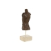 Figura Decorativa Home ESPRIT Blanco Marrón claro Busto 9,5 x 8 x 31 cm (2 Unidades)