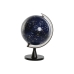 Globo Terraqueo Home ESPRIT Negro Azul marino PVC 21 x 20 x 31 cm