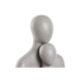 Figura Decorativa Home ESPRIT Gris Familia 19 x 19 x 30 cm (4 Piezas)