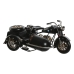 Figurka Dekoracyjna Home ESPRIT Czarny Srebrzysty Vintage Sidecar 35 x 24 x 16,5 cm