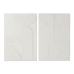 Wall Decoration Home ESPRIT White Modern 80 x 5 x 120 cm (2 Units)