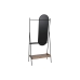 Hall de Entrada Home ESPRIT Preto Natural Metal Abeto 80 x 41 x 183 cm