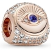 Charm Mujer Pandora HAMSA. ALL-SEEING EYE & FEATHER THREE-SIDED