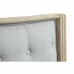 Posteljno vzglavje DKD Home Decor Siva Pisana Naraven Svetlo siva Les Gumijast les 180 x 10 x 120 cm
