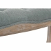 Stol DKD Home Decor   Grå Natur Træ Polyester Mørkegrå (112 x 36 x 48 cm)