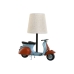 Stolní lampa Home ESPRIT Modrý Oranžový Len Kov 31 x 15 x 34 cm