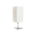 Bureaulamp Home ESPRIT Wit Zilverkleurig Polyethyleen Ijzer 50 W 220 V 15 x 15 x 43 cm