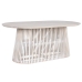 Mesa de Jantar Home ESPRIT Branco Madeira de cedro 180 x 100 x 75 cm