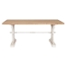 Blagavaonski stol Home ESPRIT Bijela Prirodno Jela Drvo MDF 180 x 90 x 76 cm