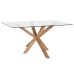 Blagavaonski stol Home ESPRIT Ozols Kaljeno staklo 160 x 90 x 75 cm