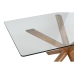 Blagavaonski stol Home ESPRIT Ozols Kaljeno staklo 160 x 90 x 75 cm