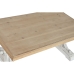 Hoofdtafel Home ESPRIT Wit Natuurlijk Sparrenhout Hout MDF 110 x 65 x 46 cm