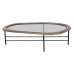 Mesa de Centro Home ESPRIT Castanho Preto Cristal Madeira de abeto 120 x 69 x 33 cm