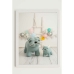 Maleri Crochetts Blå Multifarvet 33 x 43 x 2 cm Hund