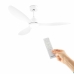 LED Ceiling Fan with 3 ABS Blades Flaled InnovaGoods White 36 W 52