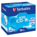 CD-R Verbatim CD-R AZO Crystal 700 MB (10 Stuks)