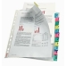 Huse/Capace Esselte Index Pockets 12 Frunze polipropilenă Transparent A4 (10 Unități)