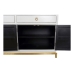 Aparador DKD Home Decor Kamakura Branco Dourado Metal Choupo 150 x 50 x 80 cm (150 x 50 x 80 cm)