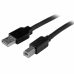 Kabel USB Startech USB2HAB50AC          Črna Aluminij