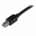 Kabel USB Startech USB2HAB50AC          Črna Aluminij