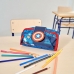 Astuccio Scuola Marvel Azzurro (22 x 12 x 7 cm)