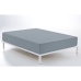 Lenzuolo con angoli Alexandra House Living Grigio Acciaio 180 x 200 cm