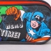 Dobbelbag The Avengers 22,5 x 8 x 10 cm Svart