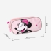 Dobbelt carry-all Minnie Mouse Pink 22,5 x 8 x 10 cm